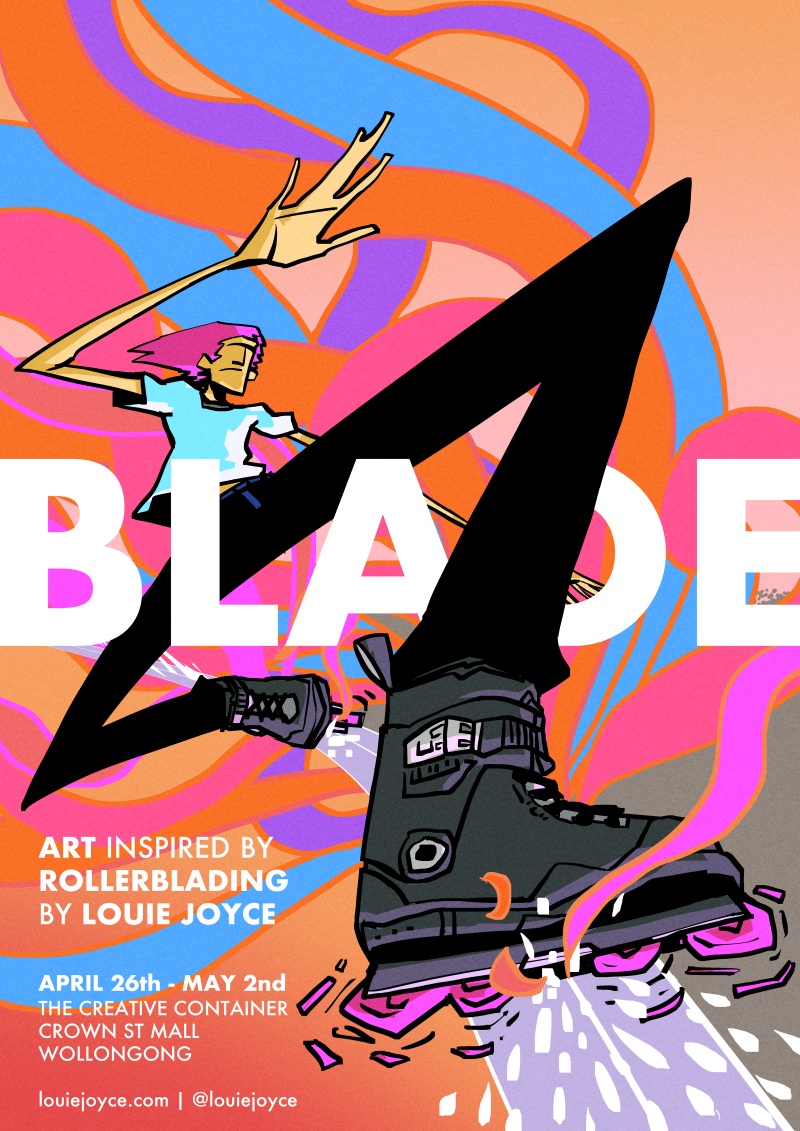 Blade Exhibition Poster